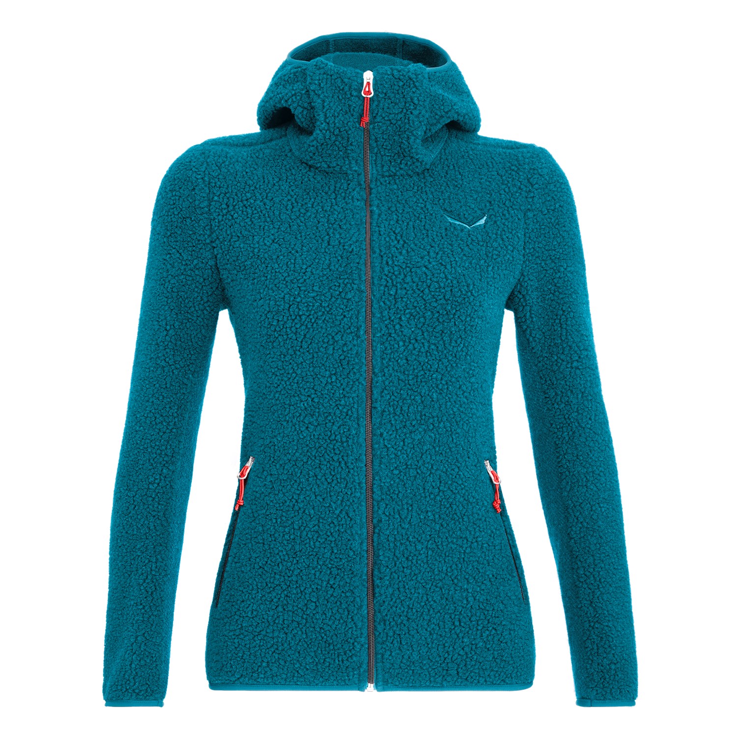 Chaqueta Plumas Mujer Chile - Salewa Fanes Shearling Wool - Azules - GTBO-46013